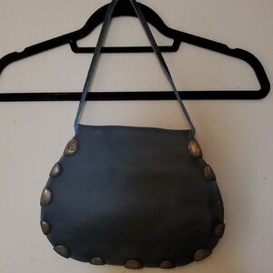 Just Cavallo Stylish Blue Shoulder Bag With Studs